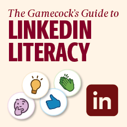 gamecock's guide to linkedin literacy with reaction icons