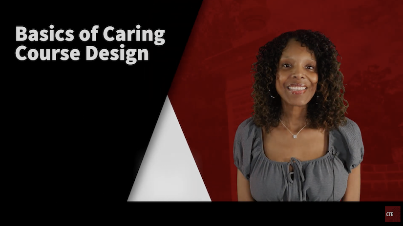 Basics of Caring Course Design Title Screen