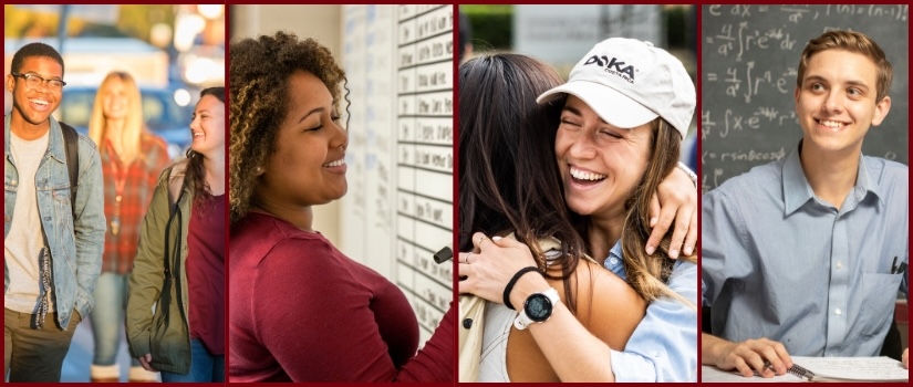 4 images illustrating caring