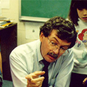 photo of John teaching kids
