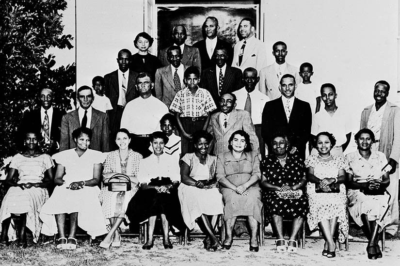 Petitioners in Briggs v. Elliott (later combined with Brown v. Board), photo courtesy of Cecil Williams