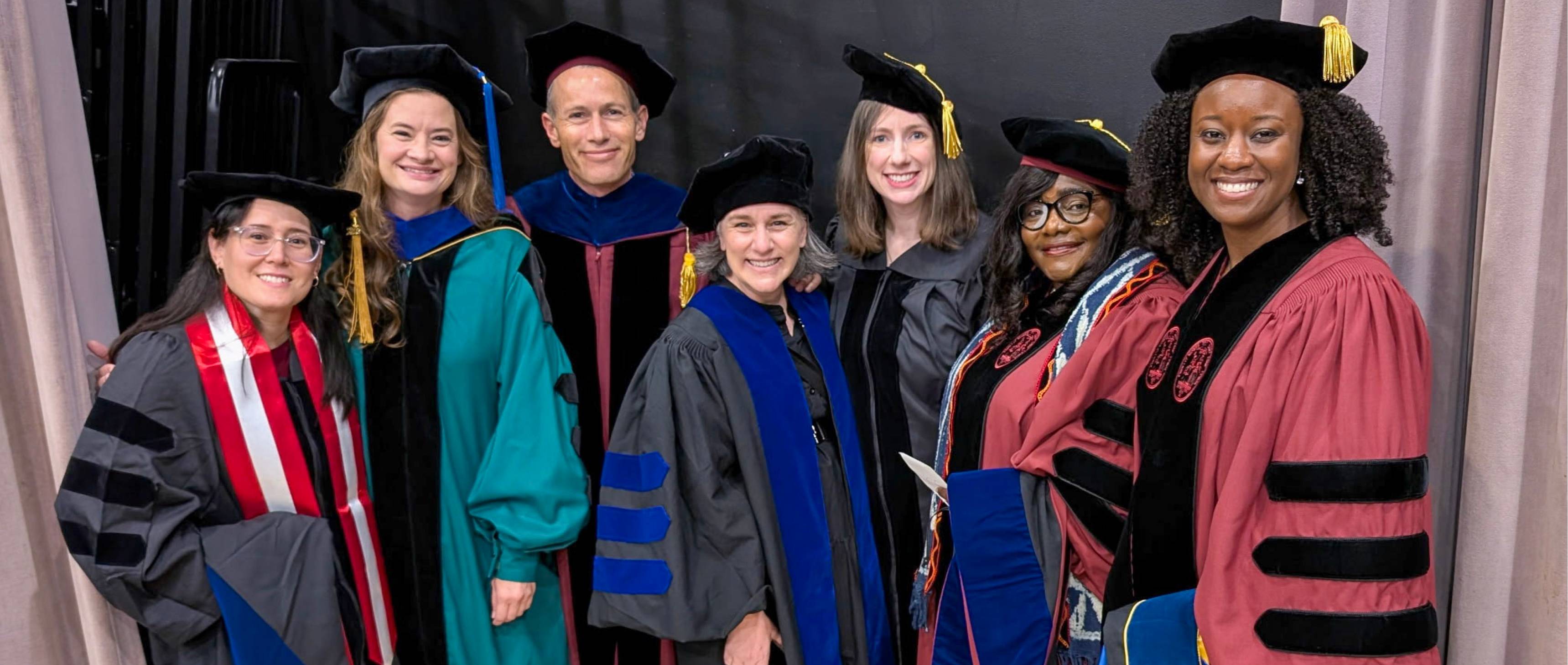 Phd students hooding